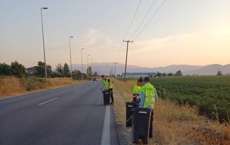 Εργασίες καθαρισμού οδικών δικτύων