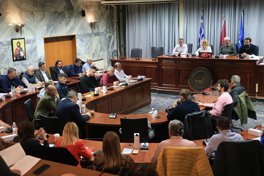 Στιγμιότυπο από την συνεδρίαση Δημοτικού Συμβουλίου της 13/11/2025