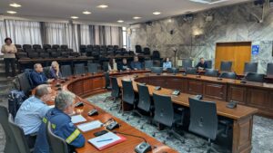 Στιγμιότυπο από την συνεδρίαση του ΤΕΣΟΠΠ Δήμου Λαρισαίων