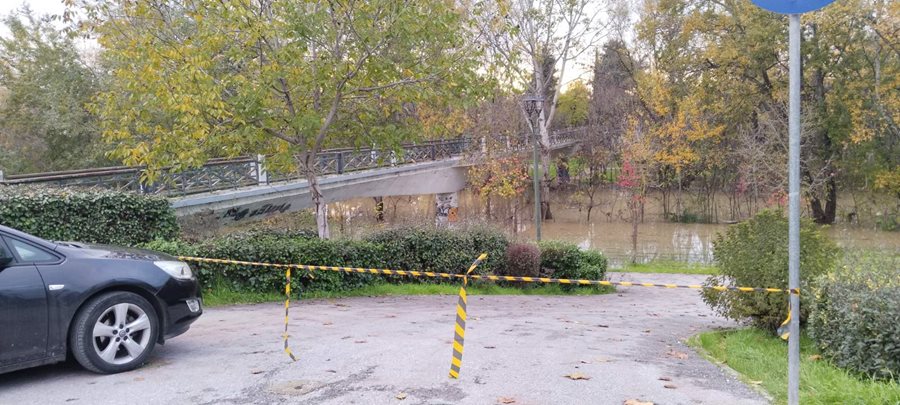 Στιγμιότυπο από τις προληπτικές ενέργειες λόγω των έντονων καιρικών φαινομένων