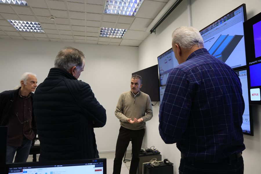 Στιγμιότυπο από τις προληπτικές ενέργειες λόγω των έντονων καιρικών φαινομένων