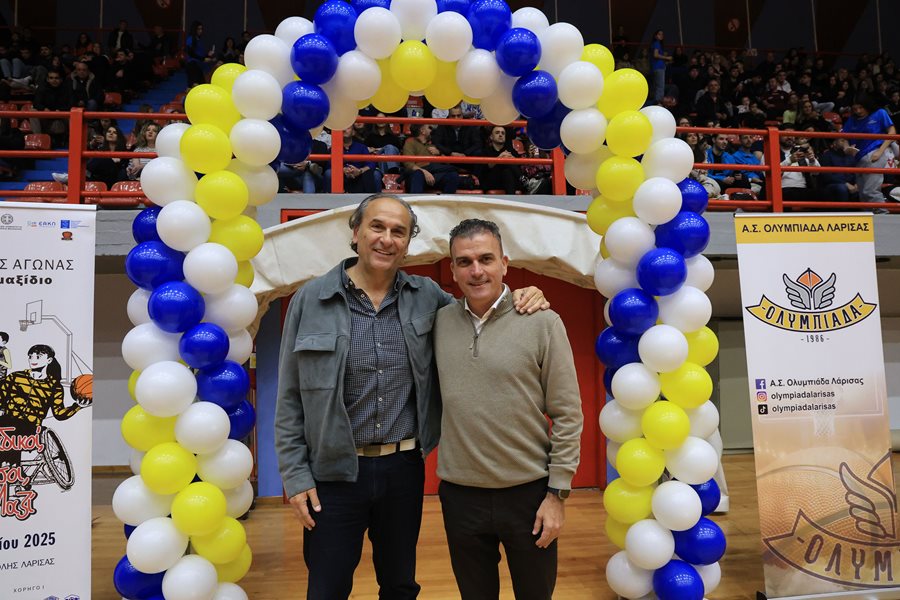 Στιγμιότυπο από τον Φιλανθρωπικό Αγώνα Μπάσκετ με Αμαξίδιο