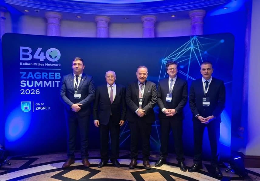 Ανθεκτικές και έξυπνες πόλεις στη Ζάγκρεμπ, με εκπροσώπους του Δήμου Λαρισαίων.