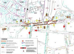 Ασφαλείς κυκλοφοριακές ρυθμίσεις στη Λάρισα.