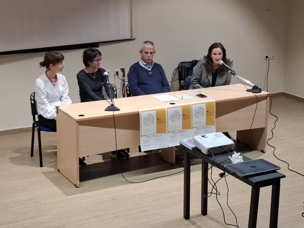 Ανθρώπινη παρουσία σε εκδήλωση για τα επτά χρόνια λειτουργίας του Μουσείου Σιτηρών και Αλεύρων.