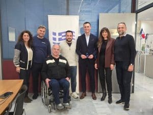 Συνάντηση με στελέχη ΕΟΚΑΝ, ΟΑΚΑ και Ελληνικής Παραολυμπιακής Επιτροπής.