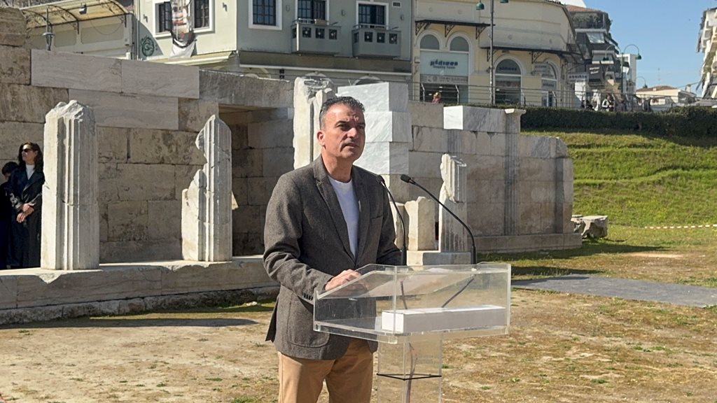 Στιγμιότυπο από την έναρξη του Μαθητικού Φεστιβάλ Αρχαίου Θεάτρου 2026