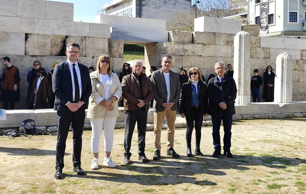 Στιγμιότυπο από την έναρξη του Μαθητικού Φεστιβάλ Αρχαίου Θεάτρου 2026