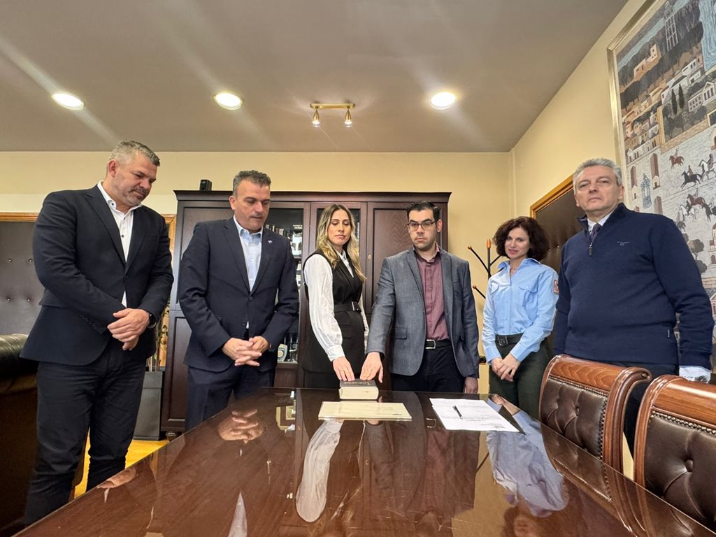 Στιγμιότυπο από την ορκωμοσία