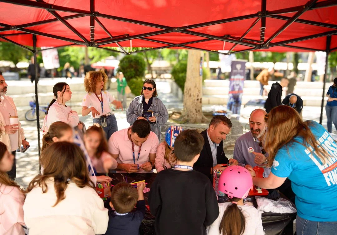 Στιγμιότυπο από τις δράσεις στα πλαίσια του ΔΕΗ Tour of Hellas 2026