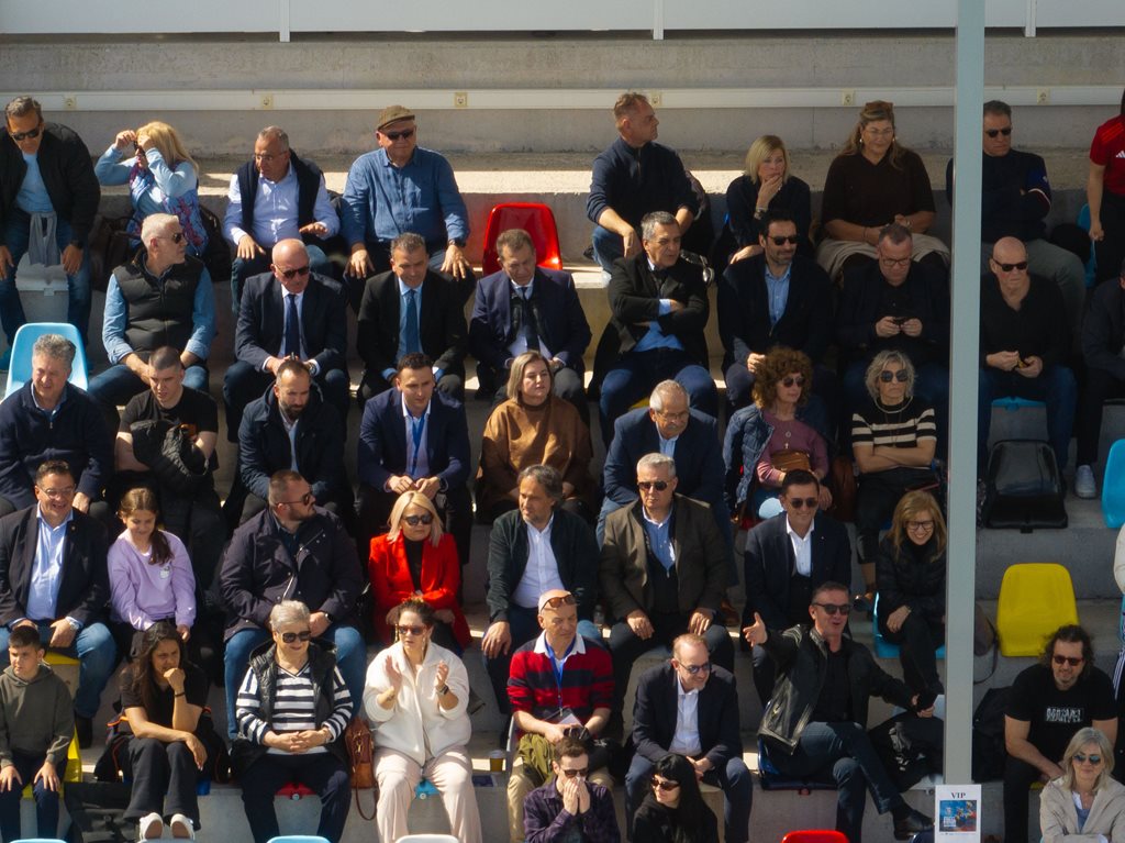 Στιγμιότυπο από τον τελικό του Final 4 του Κυπέλλου Γυναικών πόλο.
