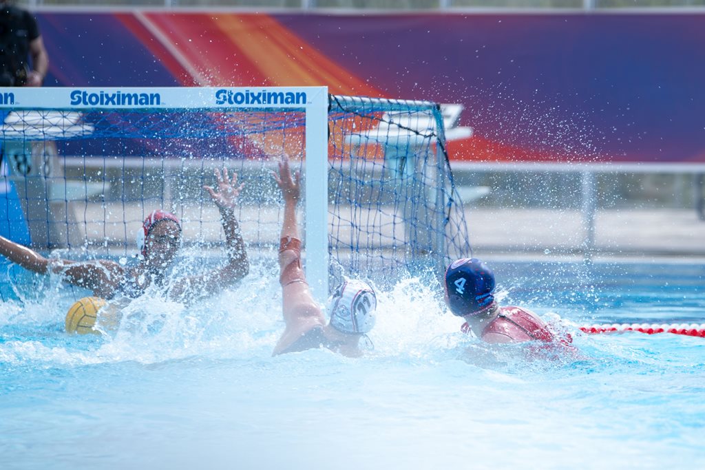 Στιγμιότυπο από τον τελικό του Final 4 του Κυπέλλου Γυναικών πόλο.