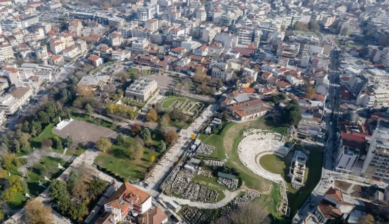 Πανοραμική άποψη της περιοχής του Α' Αρχαίου Θεάτρου