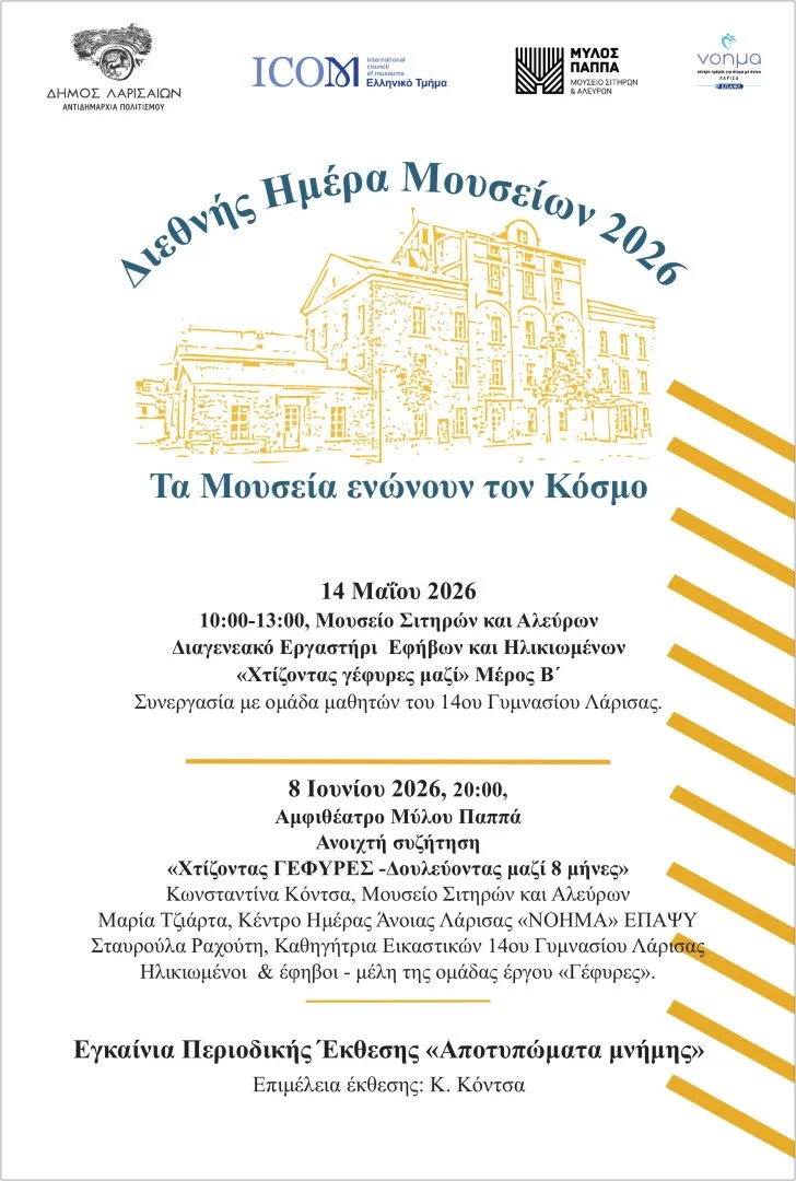 Η αφίσα της εκδήλωσης για την Διεθνή Ημέρα Μουσείων 2026