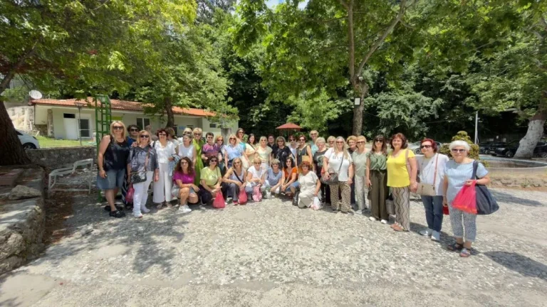 Στιγμιότυπο από την εκδρομή στα Λουτρά Πόζαρ