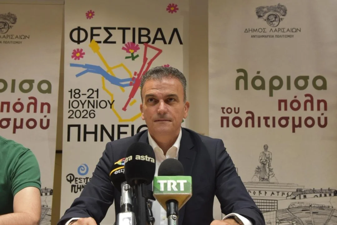 Ο Δήμαρχος Θ. Μαμάκος στην συνέντευξη τύπου