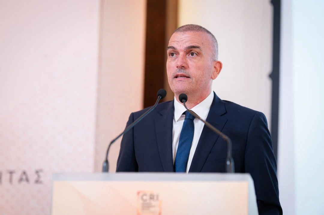 Στιγμιότυπο από την εκδήλωση βράβευσης του Δήμου Λαρισαίων με το CRI Pass 2026.