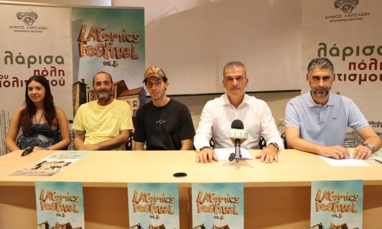 Στιγμιότυπο από την συνέντευξη τύπου για το LA Comics Festival Vol.8 2026.