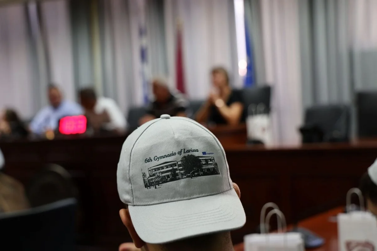 Η επίσκεψη στο Δημαρχείο των Βέλγων μαθητών στο πλαίσιο του Ευρωπαϊκού προγράμματος Erasmus+