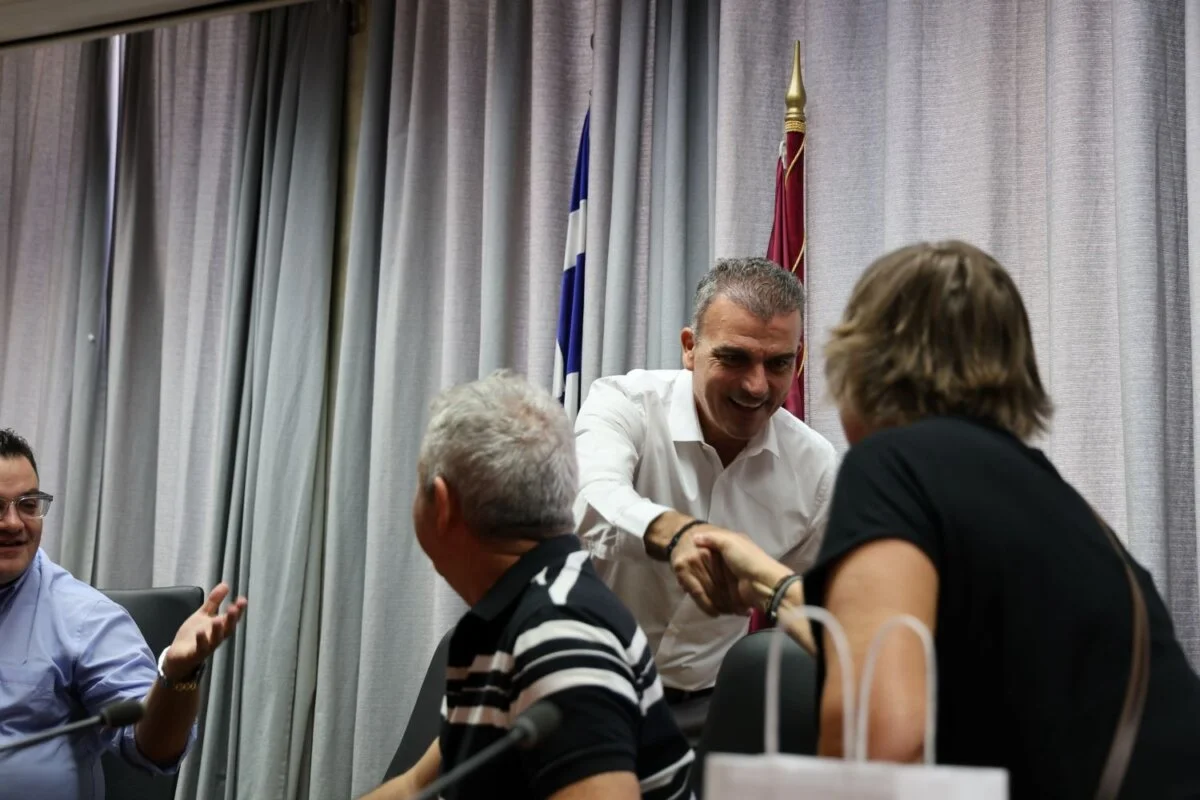 Η επίσκεψη στο Δημαρχείο των Βέλγων μαθητών στο πλαίσιο του Ευρωπαϊκού προγράμματος Erasmus+