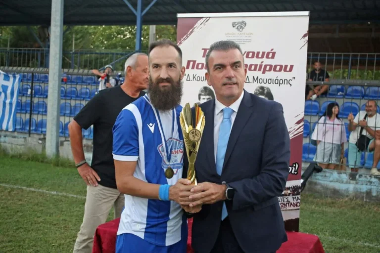 Στιγμιότυπο από τον τελικό του 23ου Τουρνουά «Δ. Κουκουλίτσιος – Δ. Μουσιάρης»
