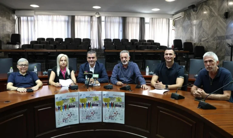 Στιγμιότυπο από την συνέντευξη Τύπου για τον 10ο Επετειακό Μαραθώνιο για τα Παιδιά με Χρόνια Νοσήματα