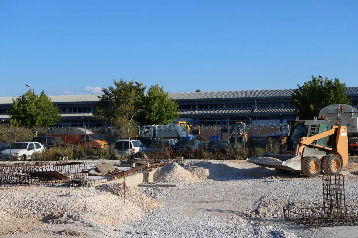 Στιγμιότυπο από τις εργασίες στο Πράσινο Σημείο.